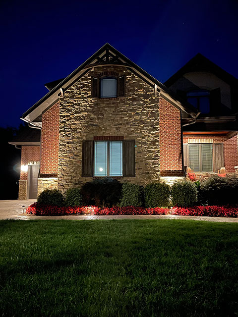 Outdoor lighting of home